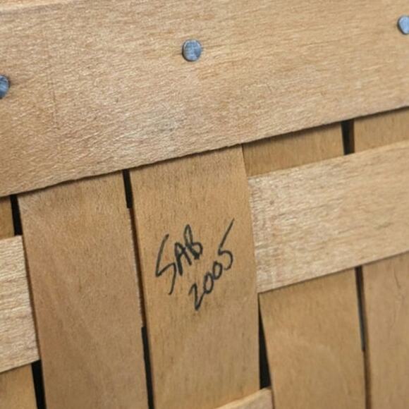 Longaberger 2005 Collectors Club Membership Basket Exclusive Liner Protector USA - Picture 7 of 9